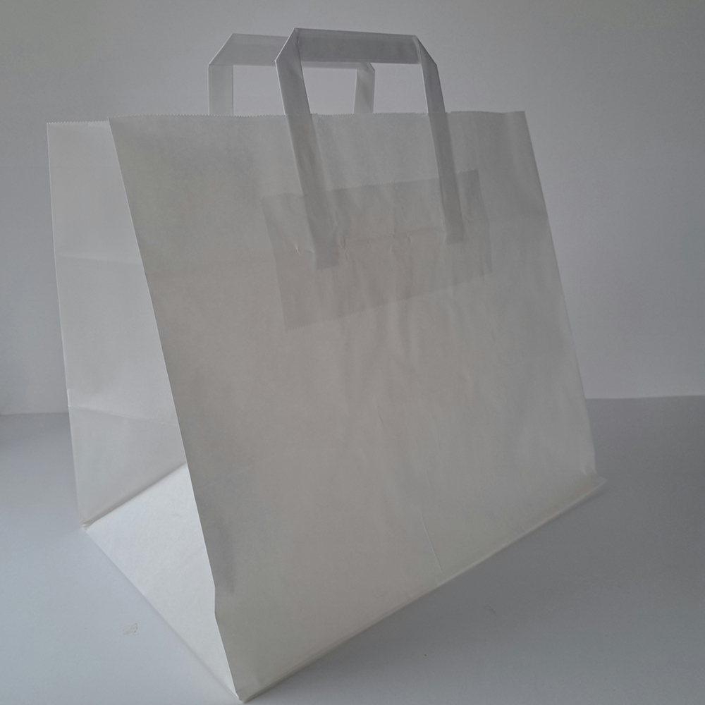 White paper bags
